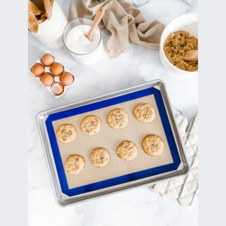 USA PAN Half Sheet Pan & Baking Mat Set, 17.25 x 12.25 in.