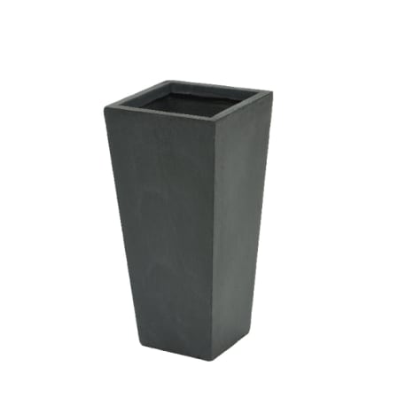 Kaemingk Small Gray Fibre Clay Square Planter