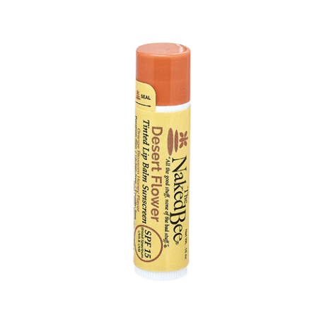 The Naked Bee SPF 15 Orange Blossom Honey Desert Flower Tinted Lip Balm