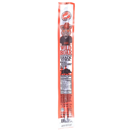 Pearson Ranch Jerky Wild Boar Hickory Smoked Snack Stick, 1 oz.