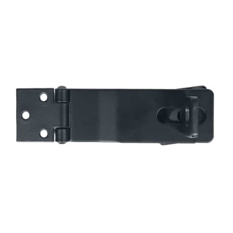 Acorn Smooth Black Safety Hasp with Swivel, 4.5 in.