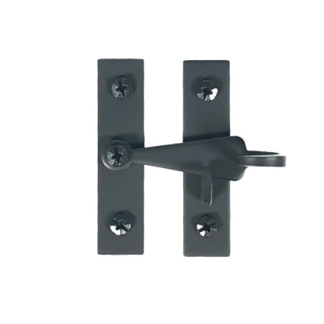 Acorn Smooth Black Pig Tail Cabinet Latch