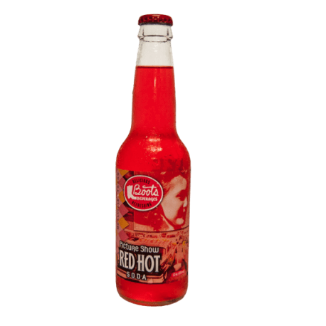 Boots Red Hot Soda, 12 oz.