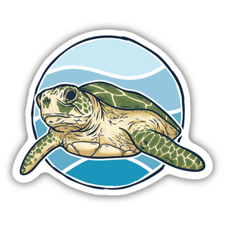 Stickers Northwest Sea Turtle Sticker