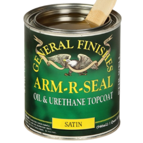 General Finishes Arm-R-Seal Oil & Urethane Satin Topcoat, 1 Quart