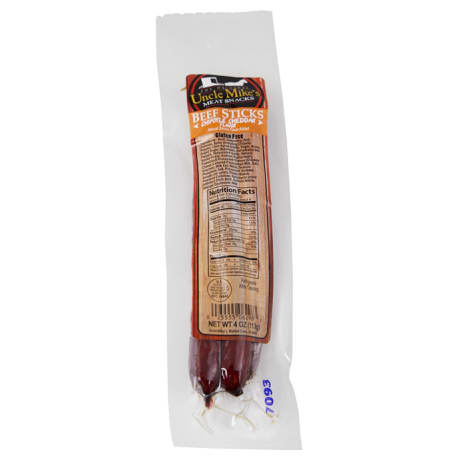 Uncle Mike's Chipotle Cheddar Beef Sticks, 4 oz.