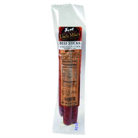 Uncle Mike's Original Beef Sticks, 4 oz.