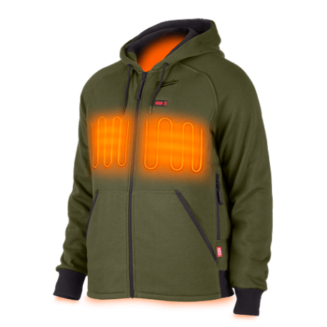 Milwaukee M12™ Men's Large Green Heated Hoodie