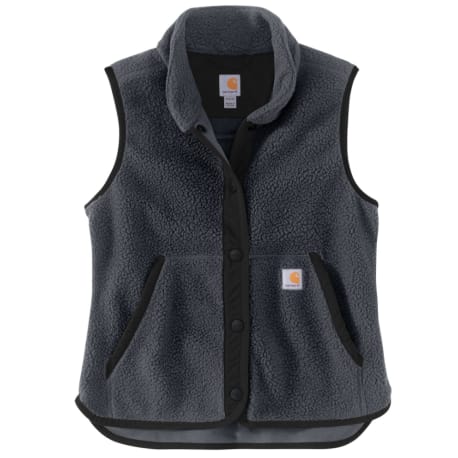 Carhartt Women's XXL Granite Heather Fleece Snap Front Vest