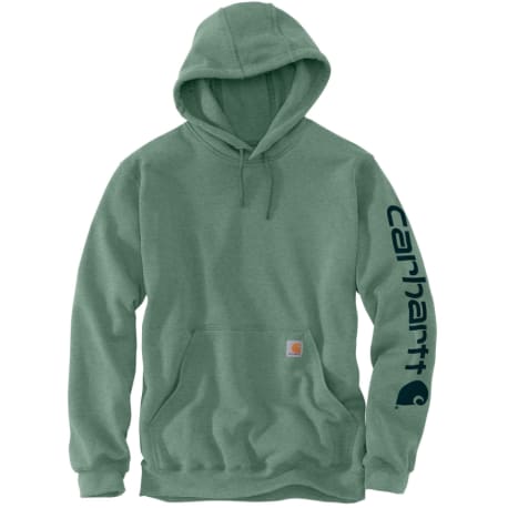 Carhartt Men's XL Jade Heather Carhartt Graphic Sleeve Sweatshirt