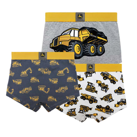 John Deere 3-Pack Construction Briefs, 4T-5T