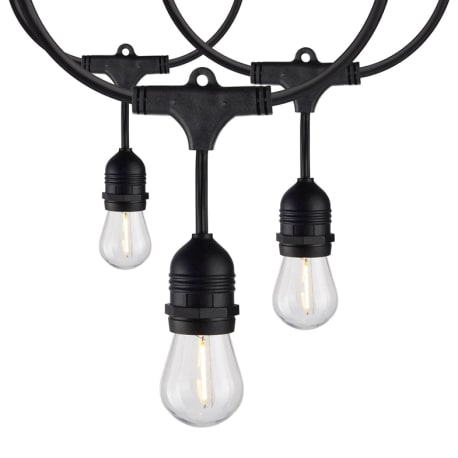 Satco Commercial LED Black String Light, 60 ft.