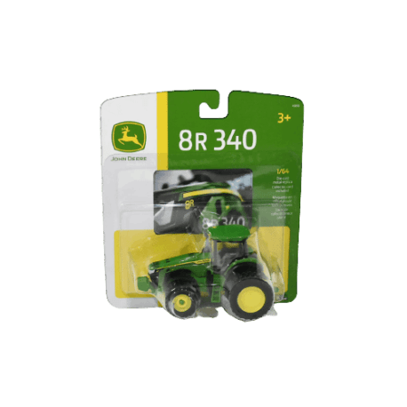 Tomy John Deere 7R 340 Tractor with Triples, 1/64 Scale