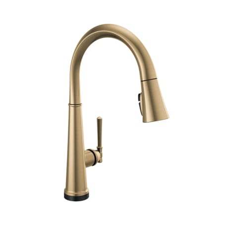 Delta Emmeline Champagne Bronze Single Handle Pull Down Touch Kitchen Faucet