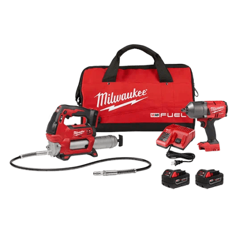 Milwaukee M18 FUEL™ High-Torque Impact Wrench w/ Grease Gun Kit