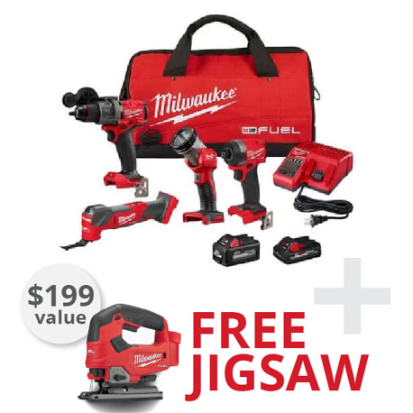Milwaukee sales jigsaw combo