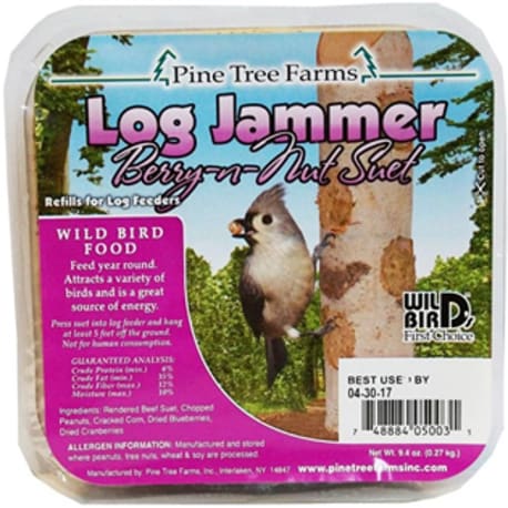 Pine Tree Farms Log Jammer Berry-n-Nut Suet