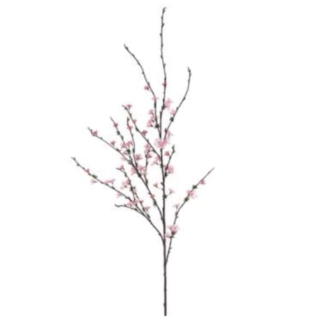 Allstate Floral Soft Pink Cherry Blossom Spray, 38 in.