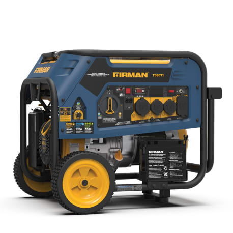 FIRMAN Tri-Fuel 8000W Portable Generator with Electric Start