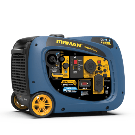 FIRMAN Dual Fuel Inverter Portable Generator with 3300W Electric Start