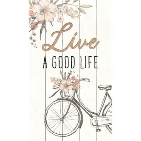 Young's Inc. Wood Good Life Wall Plaque, 14 x 24 in.