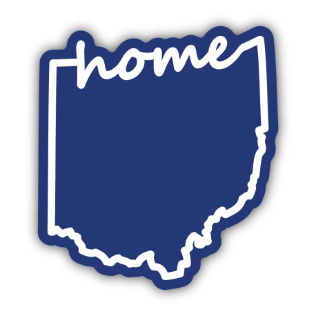 Stickers Northwest Blue Home Ohio Sticker