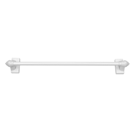 Versailles White Magnetic Curtain Rod, 15-28 in.