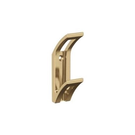 Amerock Avid Two Prong Champagne Bronze Decorative Wall Hook