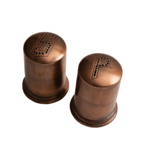 Colonial Tin Works Copper Salt & Pepper Shakers