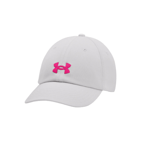 Under Armour Women's Halo Gray & Rebel Pink UA Blitzing Adjustable Cap