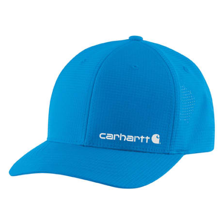 Carhartt Men's Azure Blue Force Logo Graphic Cap