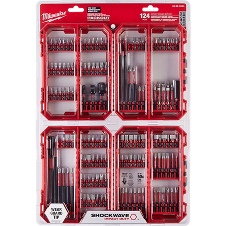 Milwaukee SHOCKWAVE™ Impact Duty™ 124-PC Driver Bit Auto Set