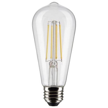 Satco 8 Watt ST19 LED Clear Medium Base Light Bulb