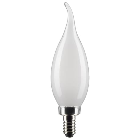 Satco 4 Watt LED Candelabra Base Frost Warm White Light Bulb