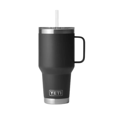 35 Oz Yeti W/ Handle & Straw Lid Engraved, Yeti Tumbler With