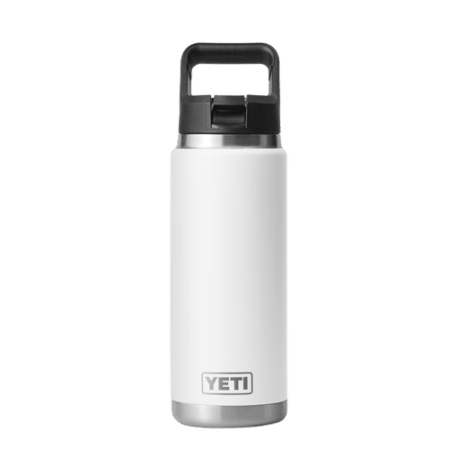 REAL YETI 26 Oz. Laser Engraved White Stainless Steel Yeti