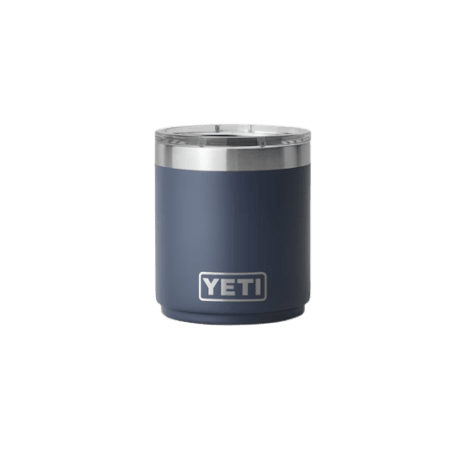 YETI Rambler Navy Lowball with Magslider Lid, 10 oz.