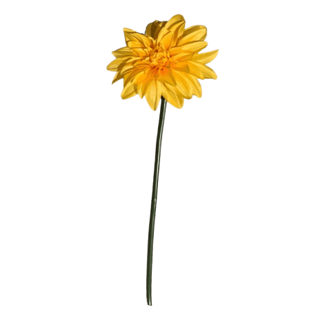 Tremont Floral 18" Single Yellow Dahlia