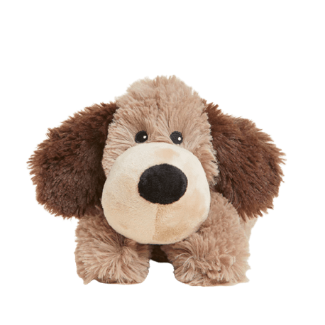 Warmies Junior 9-In. Microwavable Plush Brown Dog