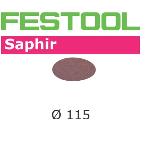 Festool 485245 115mm Saphir P50 Disc Abrasives, 25 ct