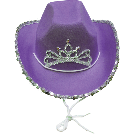 Parris Toys Purple Cowgirl Hat