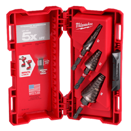 Milwaukee SHOCKWAVE™ Impact Duty™ 3-PC Mechanical Step Bits