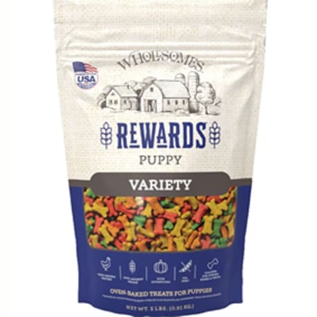 Wholesomes Rewards Puppy Variety Biscuits Dog Treats, 2 lbs.