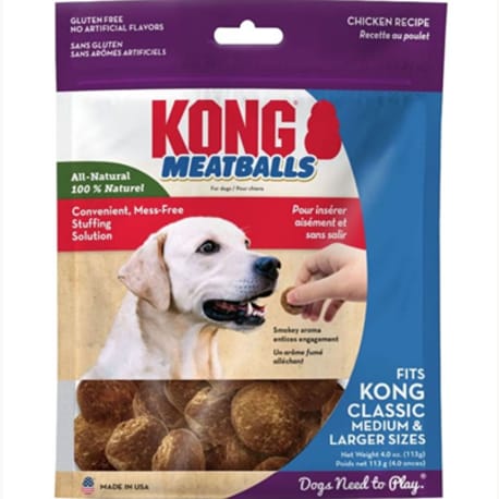 KONG Meatballs for Dogs, 4 oz.