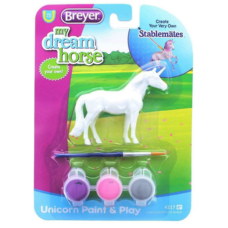 Breyer Stablemates Unicorn Paint & Play Standing Warmblood