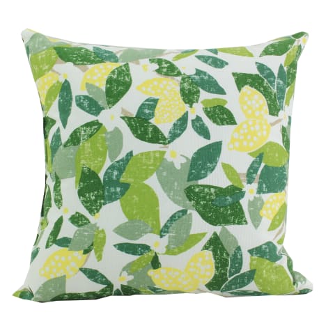 Casual Cushion 15" Square Pillow Lemon Leaf