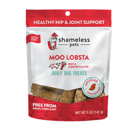 Shameless Pets Moo Lobsta Jerky Bites, 5 oz.