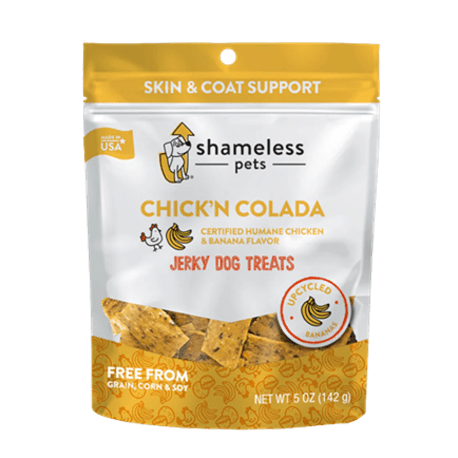 Shameless Pets Chick'n Colada Jerky Bites, 5 oz.