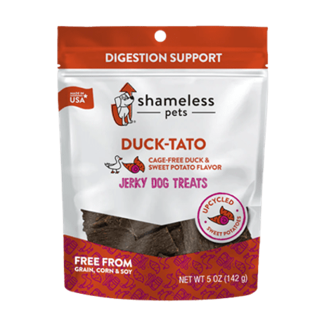 Shameless Pets Duck-Tato Jerky Bites, 5 oz.