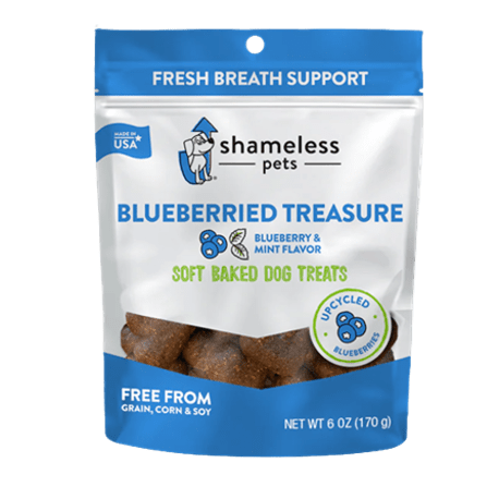 Shameless Pets Blueberries Treasure Soft Baked Dog Treats, 6 oz.